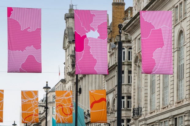 RSHP designs street banners for Heart of London in celebration of the LFA