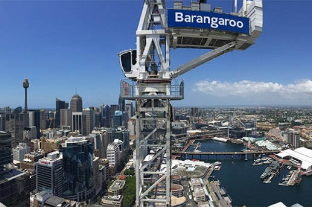 Barangaroo Tower 3 tops out